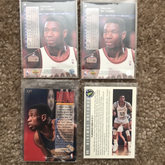 Dikembe Mutombo Basketball Card Lot-Denver Nuggets - Picture 6 of 10